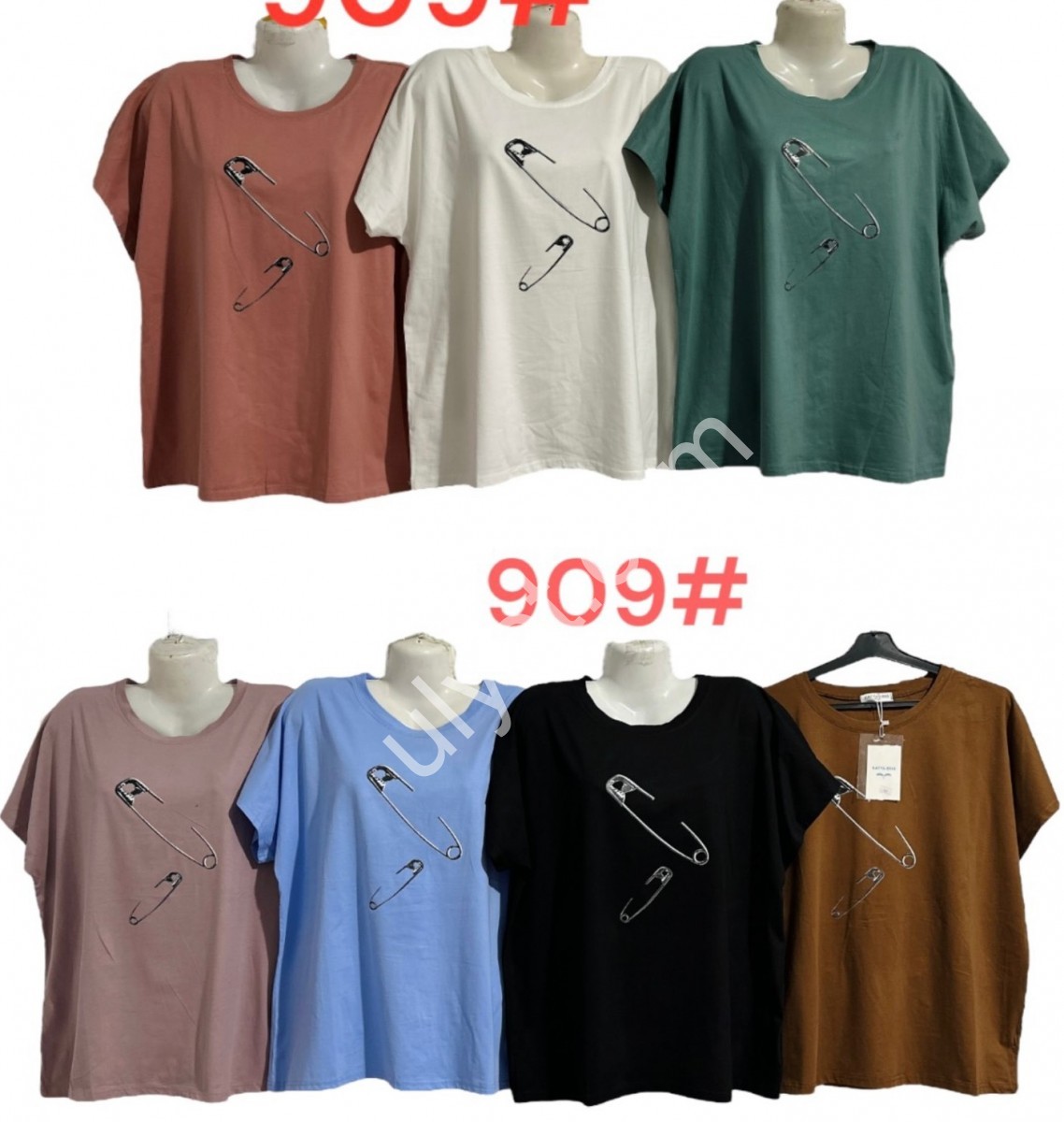 ФУТБОЛКА (ONESIZE 56-60) МИКС 909