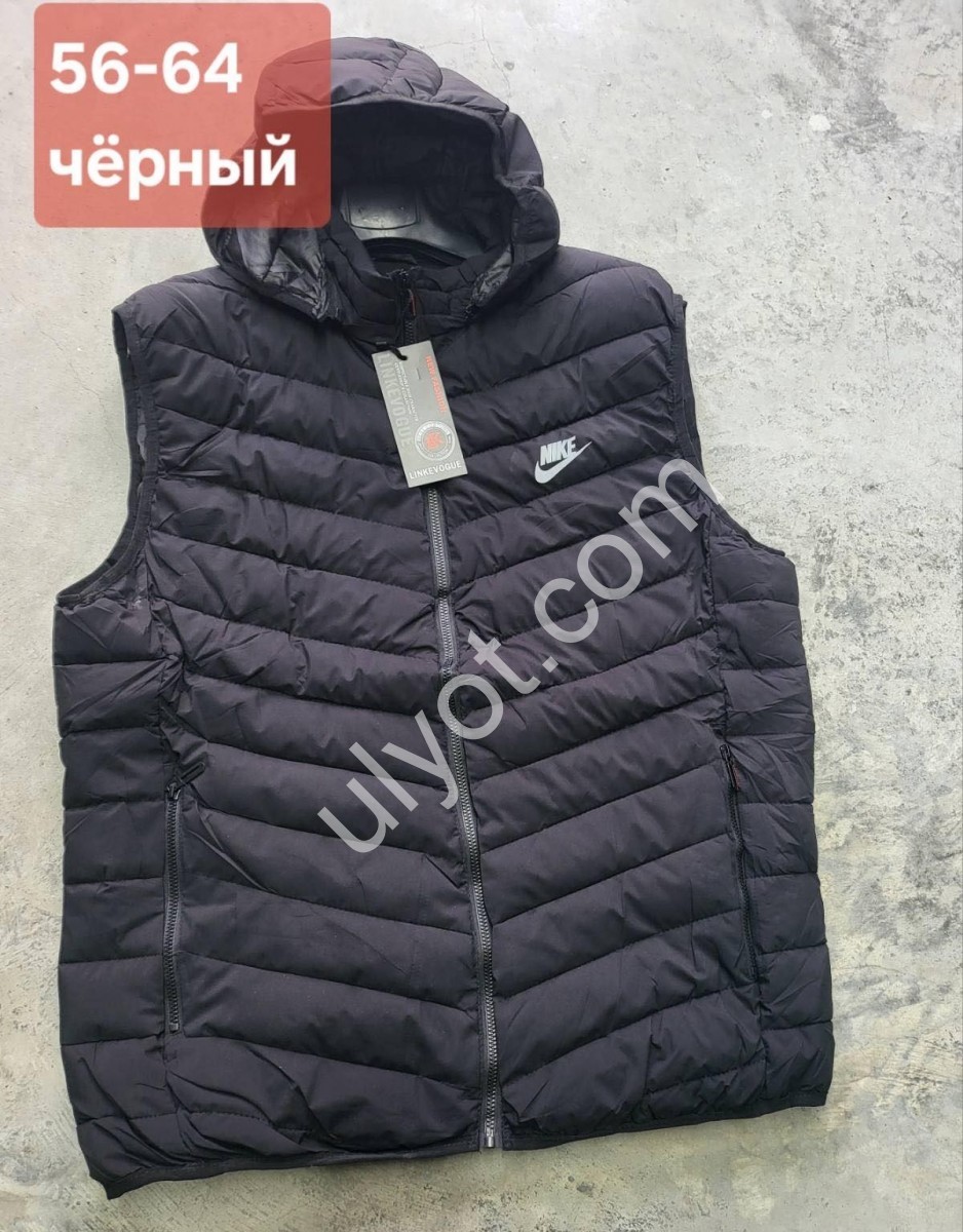 ЖИЛЕТКА N02 (56-64) ЧЕРНЫЙ 