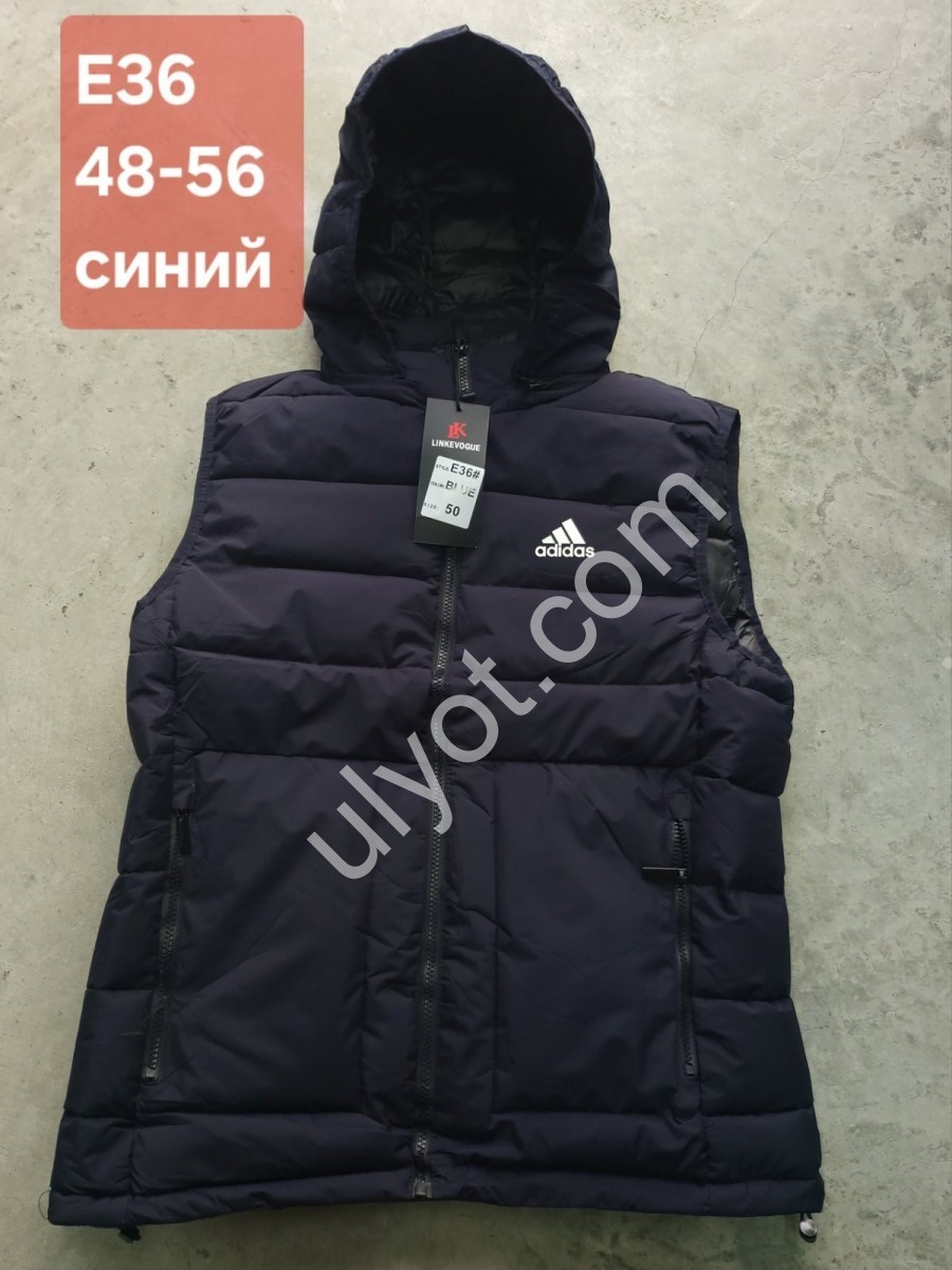 ЖИЛЕТКА A01 (48-56) Т.СИНИЙ E36