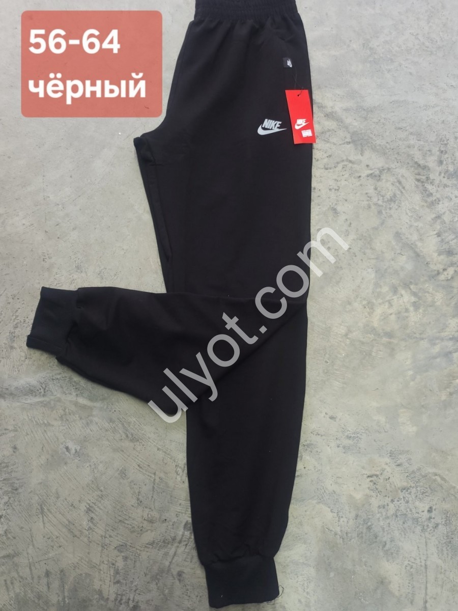 СПОРТ.ШТАНИ N02 (56-64) МАНЖЕТ ЧОРНИЙ