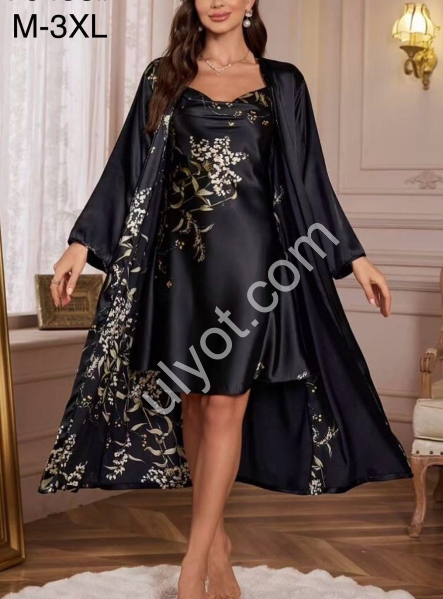 КОМПЛЕКТ ДВОЙКА  (M-3XL) ЧЕРНЫЙ 70458