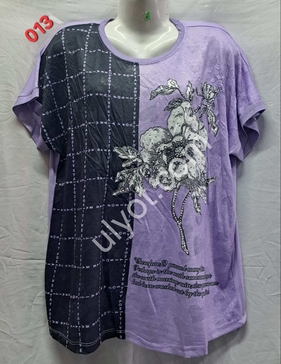 ФУТБОЛКА (ONESIZE 52-58) МИКС 013