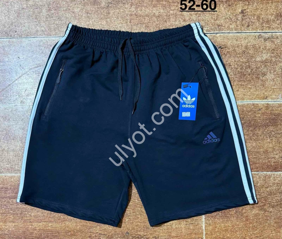 ШОРТЫ A01 (52-60) Т.СИНИЙ+БЕЛЫЙ 003