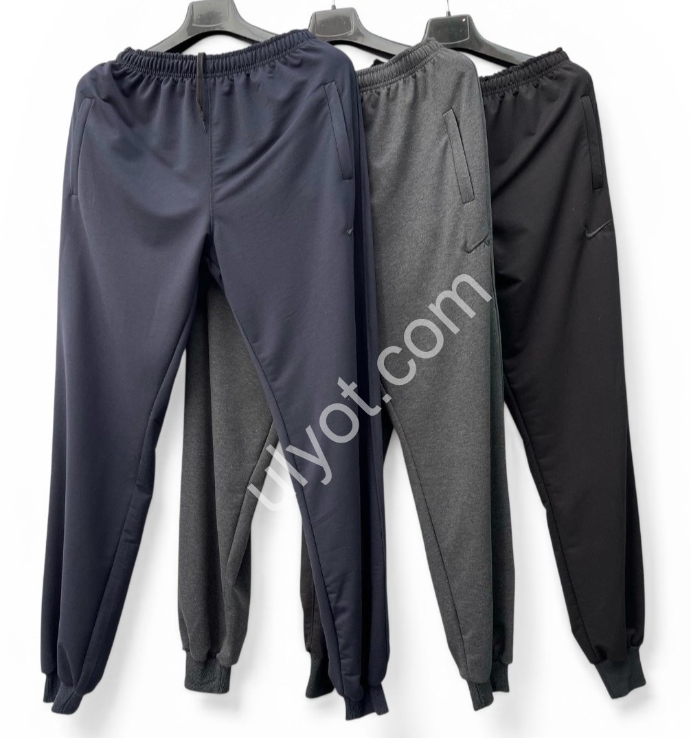 СПОРТ.ШТАНЫ N02 (50-58) МАНЖЕТ Т.СИНИЙ 