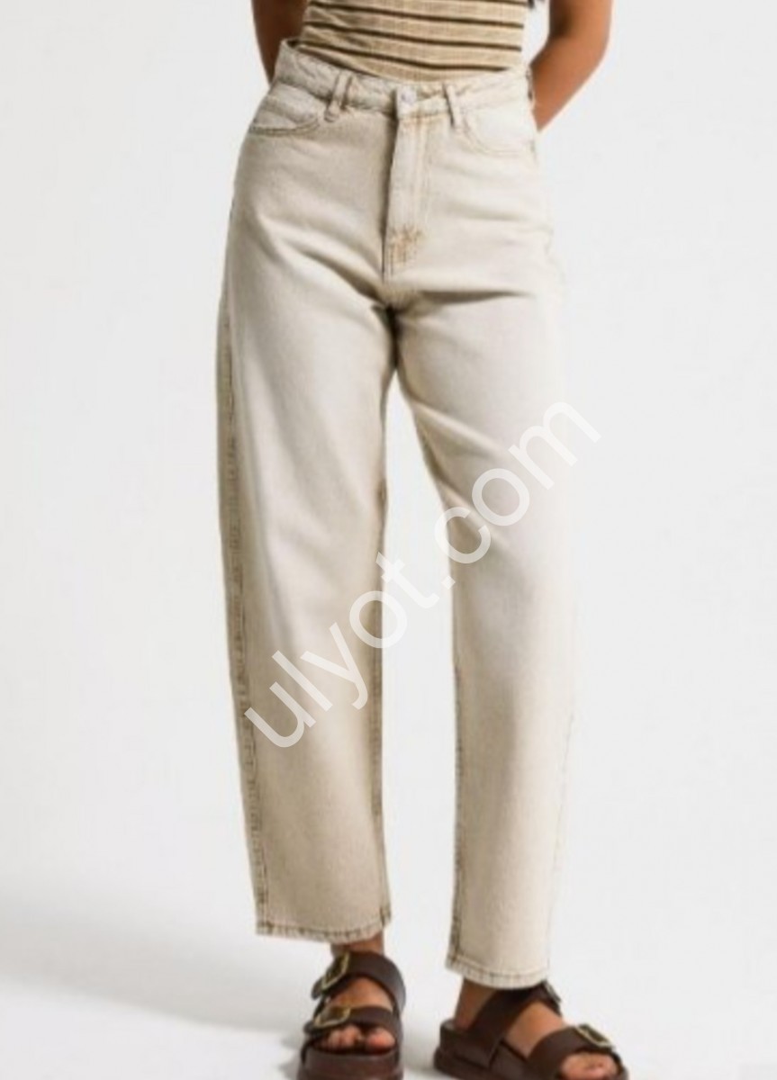 ДЖИНСИ IT'S BASIC (32-36) ПІСОК 3240/4s6/172