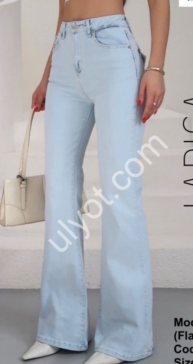 ДЖИНСЫ ZEO BASIC (34-42) ГОЛУБОЙ 5308