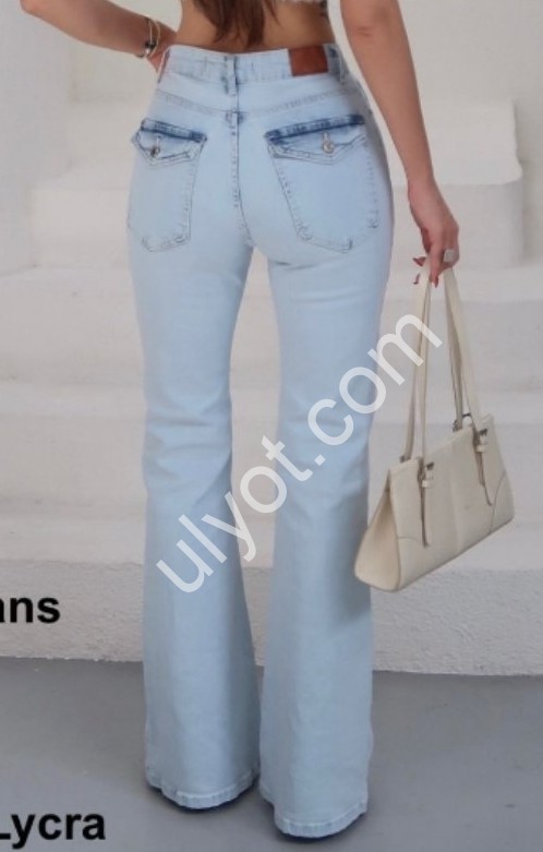 ДЖИНСЫ ZEO BASIC (34-42) ГОЛУБОЙ 5308