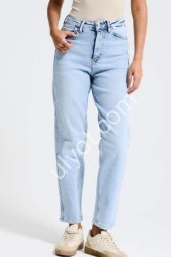 ДЖИНСЫ IT'S BASIC (34-42) ГОЛУБОЙ 3506/4s6/3