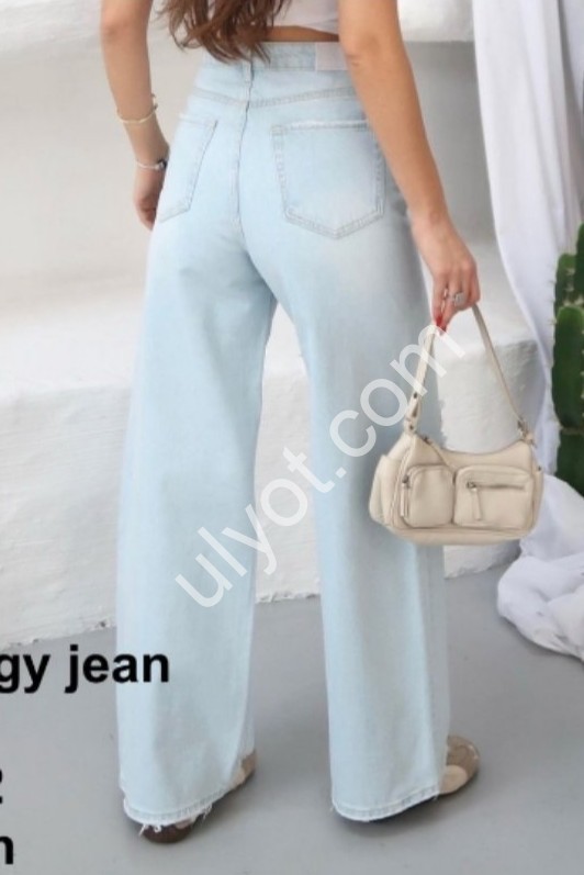 ДЖИНСЫ ZEO BASIC (34-42) ГОЛУБОЙ 5312