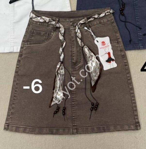 ЮБКА (25-29) КОРИЧНЕВЫЙ A29-6