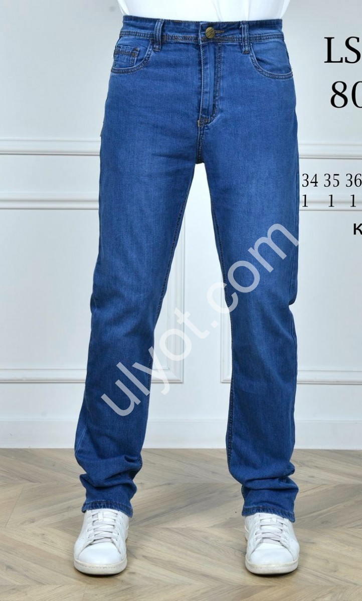 ДЖИНСЫ LS JEANS (34-44) СИНИЙ 807D