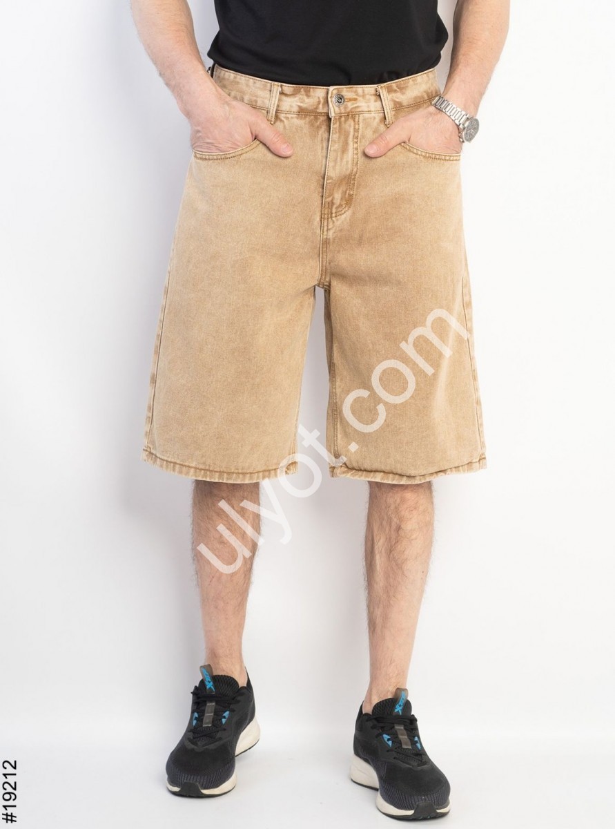 ШОРТЫ CAPTAIN (32-40) БЕЖ 19212