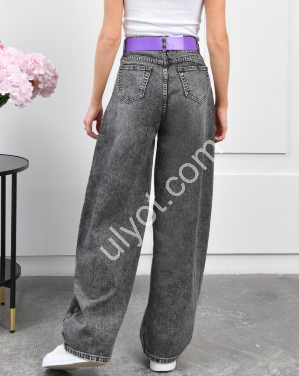 ДЖИНСЫ RTROOSS (26-28) Т.СЕРЫЙ 6128