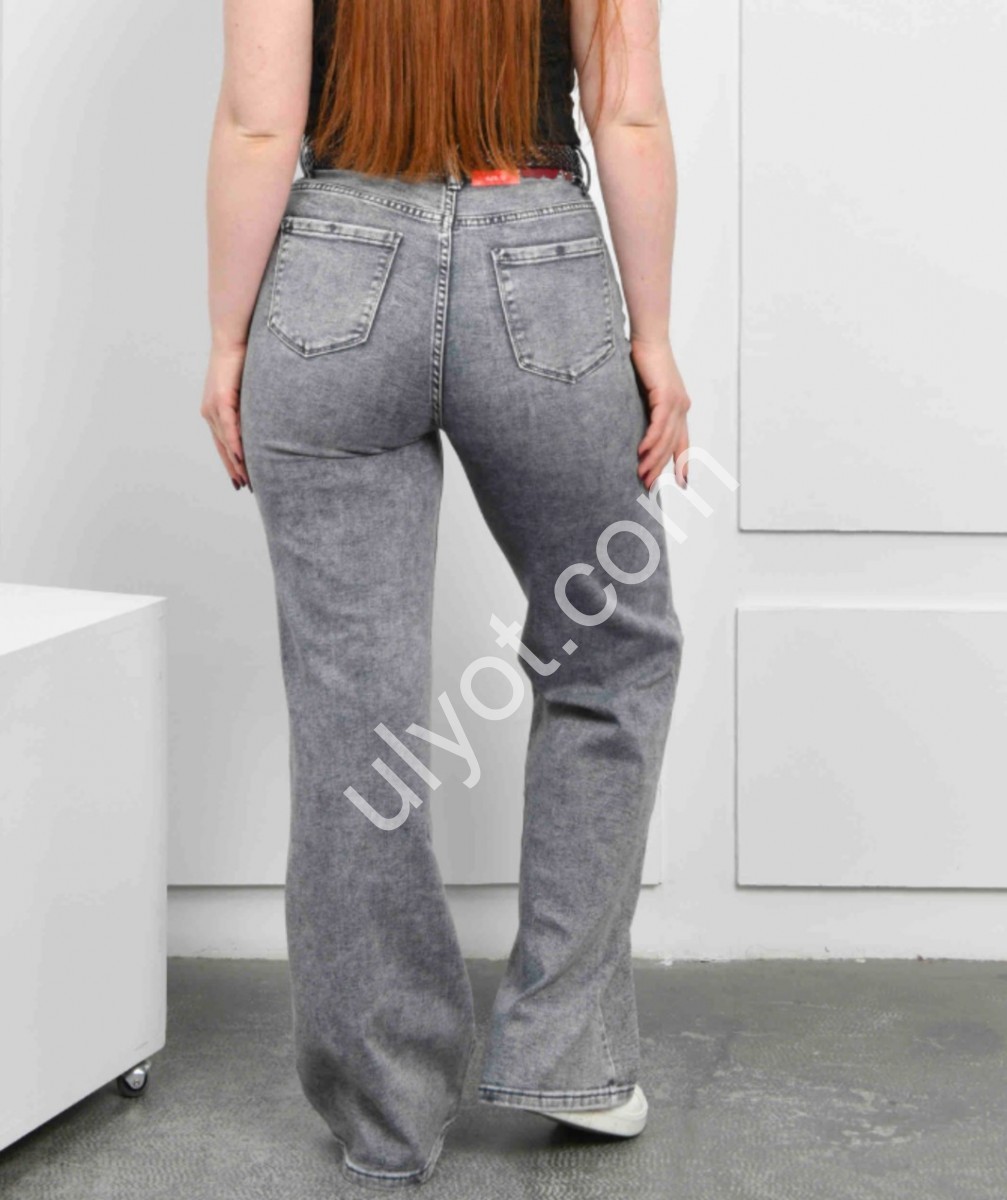 ДЖИНСИ RTROOSS (28-33) СІРИЙ 6141
