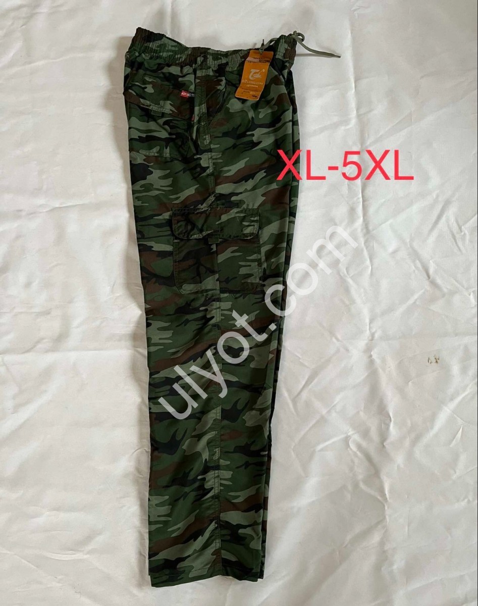 ШТАНЫ (XL-5XL) ПРЯМОЙ КАМУФЛЯЖ B30