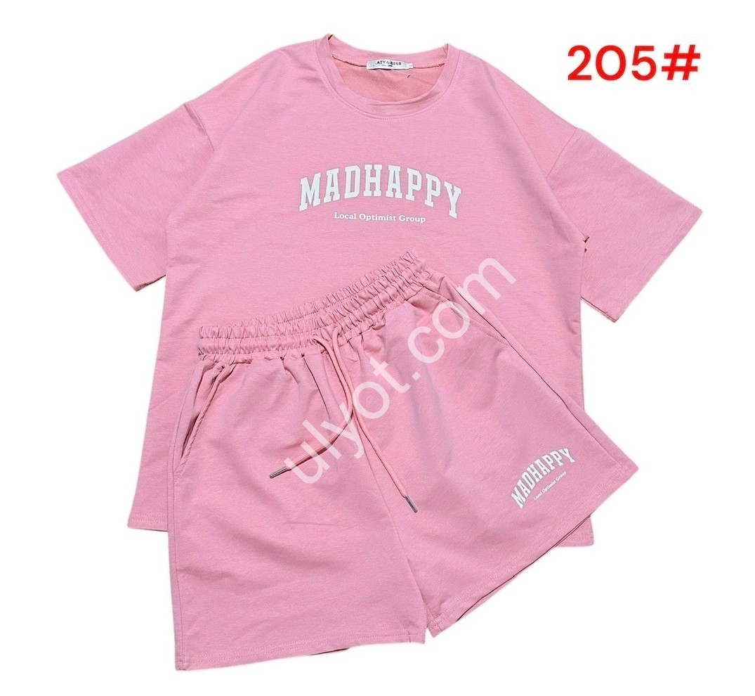 КОСТЮМ (S-L) РОЗОВЫЙ 205