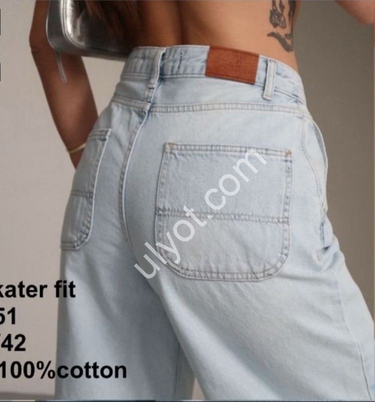 ДЖИНСИ ZEO BASIC (34-42) БЛАКИТНИЙ 5251