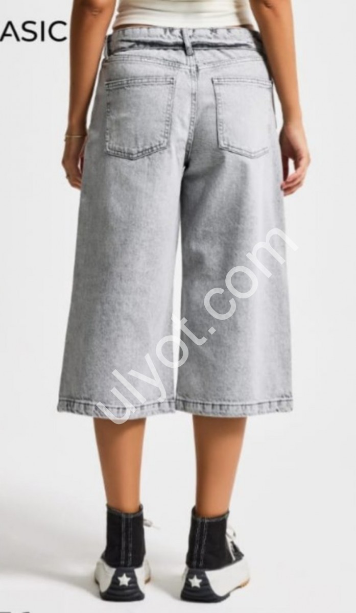 ШОРТЫ IT'S BASIC (34-42) СЕРЫЙ 4556/4s6/12