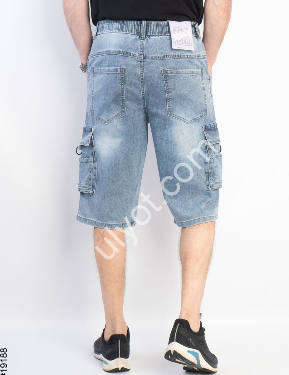 ШОРТЫ CAPTAIN (29-38) СИНИЙ 19188