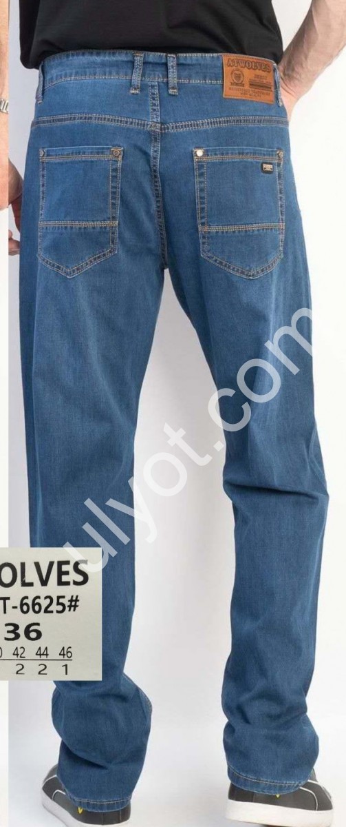 ДЖИНСИ ATWOLVES (36-46) СИНІЙ 6626