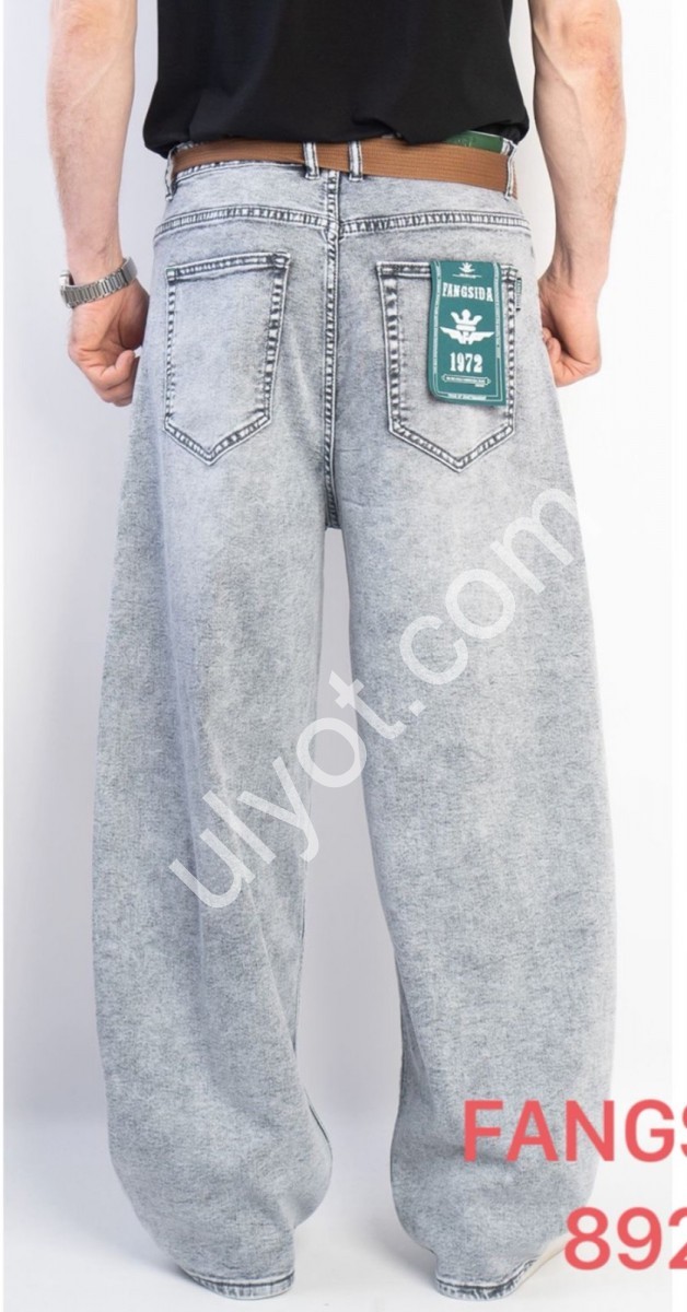 ДЖИНСИ FANGSIDA (27-34) СВ.СІРИЙ 8929