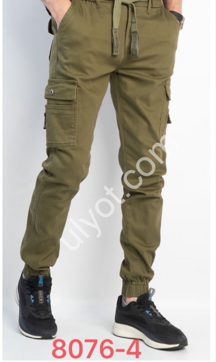 ДЖИНСИ RTROOSS (29-36) КАРГО СВ.ХАКІ 8076-4