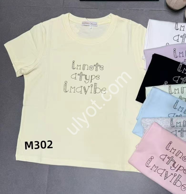 ФУТБОЛКА (ONE SIZE 46-50) МІКС M302