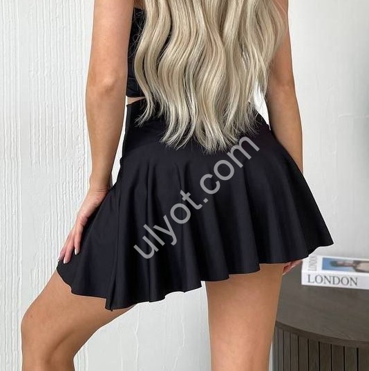 ЮБКА-ШОРТЫ (42-48) ЧЕРНЫЙ 3103