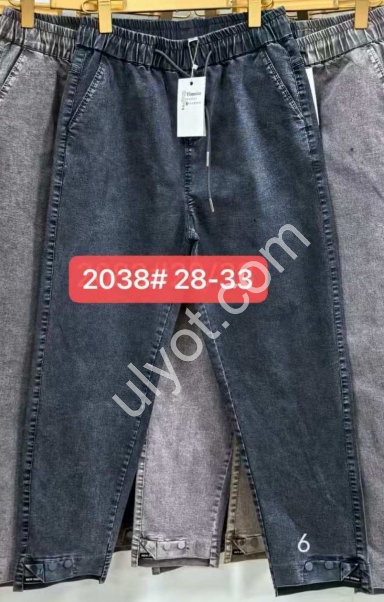 БРЮКИ (28-33) СВ.КОРИЧНЕВЫЙ 2038-3