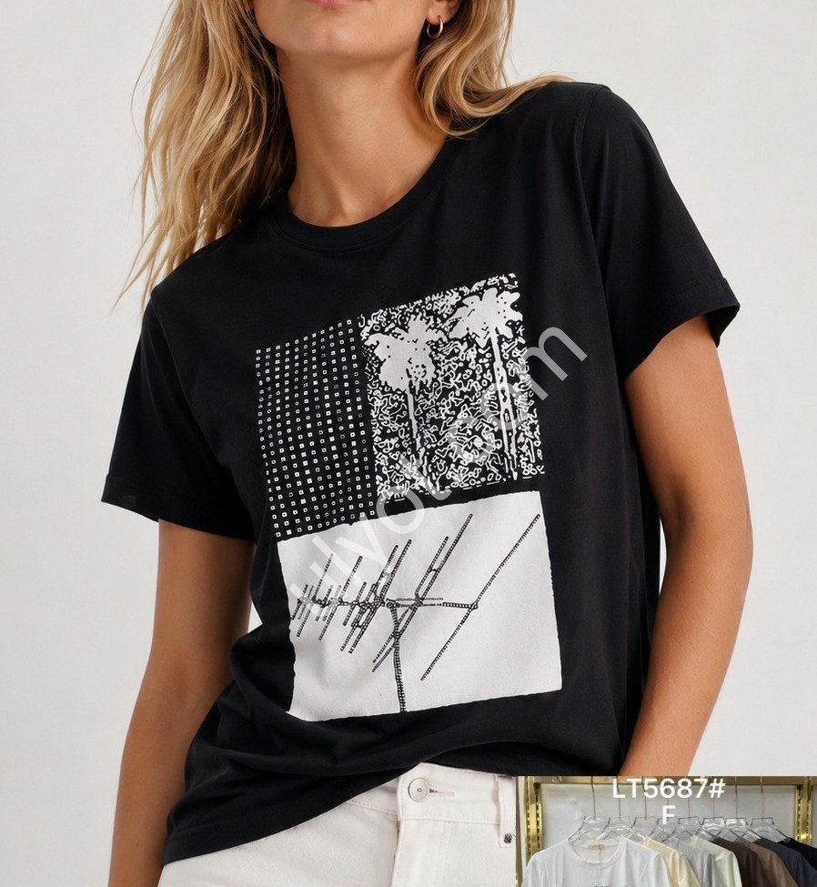 ФУТБОЛКА (ONE SIZE 50-52) МІКС LT5687