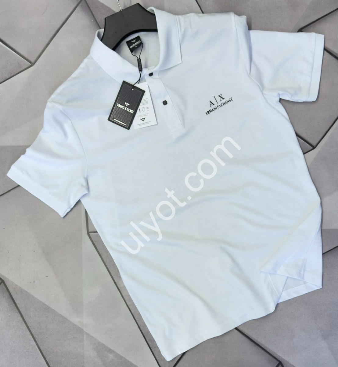 ФУТБОЛКА-ПОЛО A07 (S-2XL) БЕЛЫЙ 