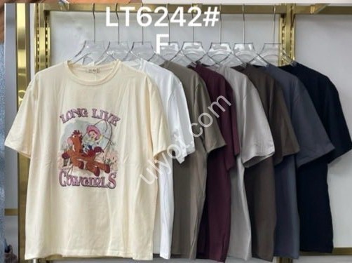 ФУТБОЛКА (ONE SIZE 54-56) МІКС LT6242
