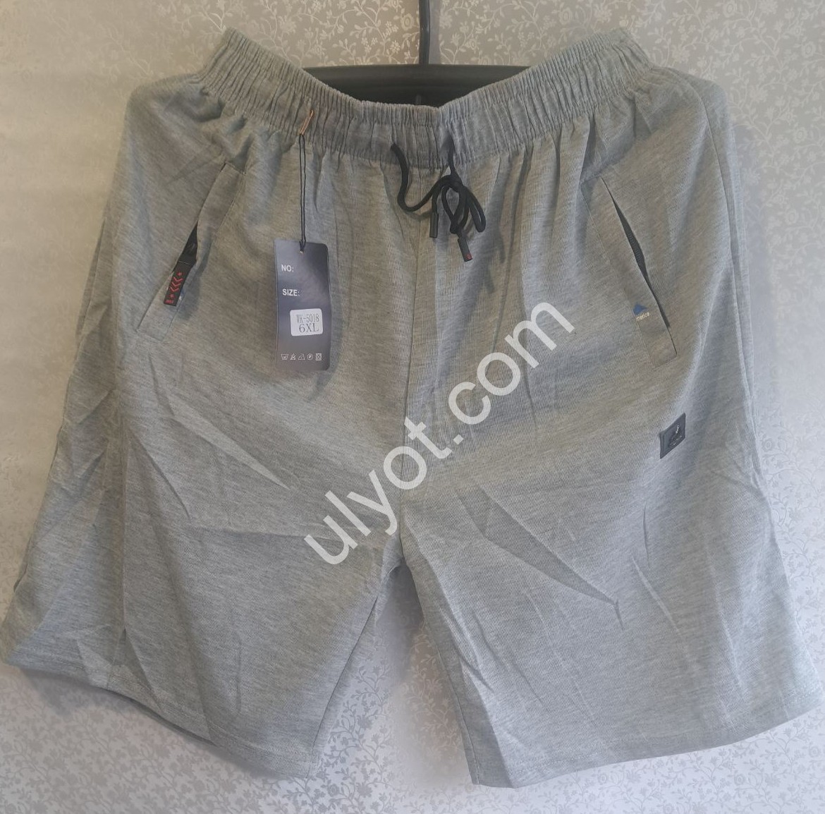 ШОРТЫ (5XL-9XL) СЕРЫЙ 5018