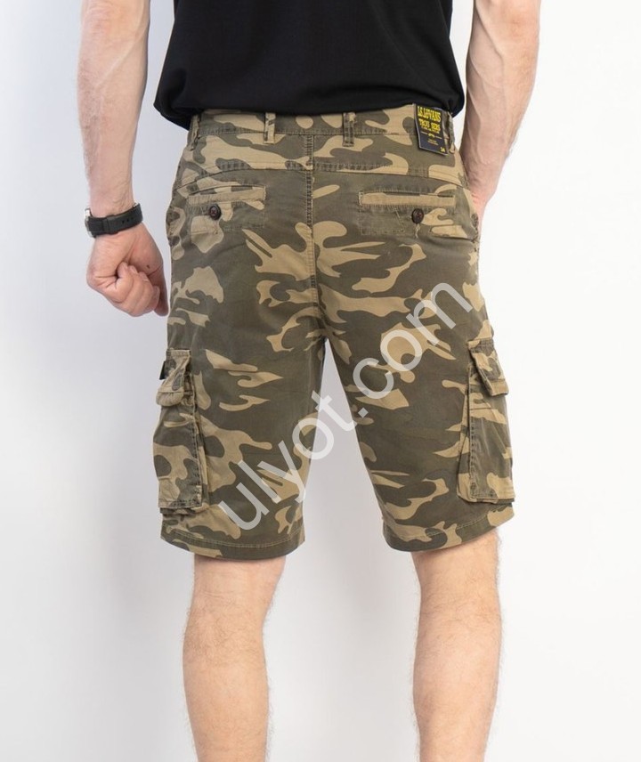 ШОРТЫ LS JEANS (34-42) БЕЖ+ХАКИ 92015-5