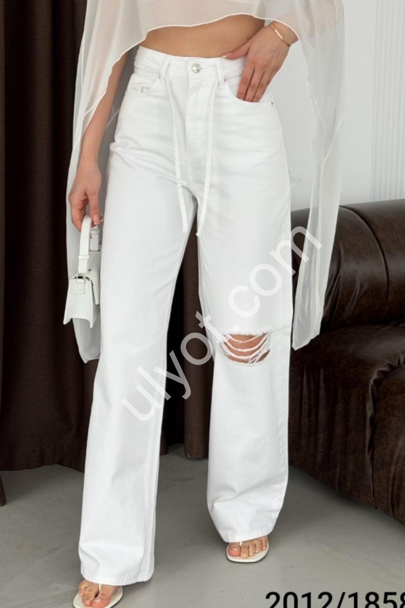 ДЖИНСЫ WOMAN DENIM (34-40) БЕЛЫЙ 2012/1858