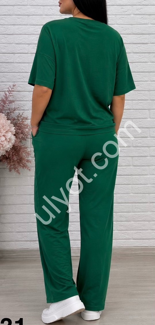 КОСТЮМ CALIFORNIA (XL-5XL) ЗЕЛЕНИЙ 4431