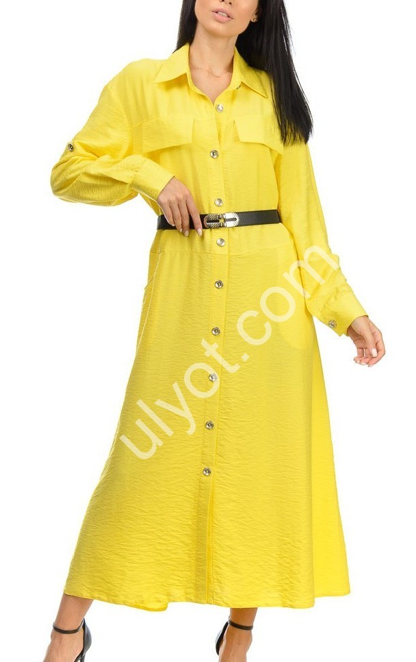 СУКНЯ (S-XL) ЖОВТИЙ