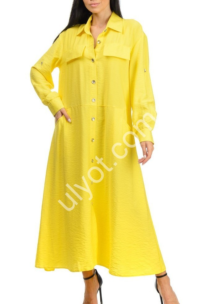 СУКНЯ (S-XL) ЖОВТИЙ
