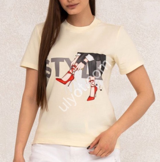 ФУТБОЛКА (SL) STYLE КРЕМ