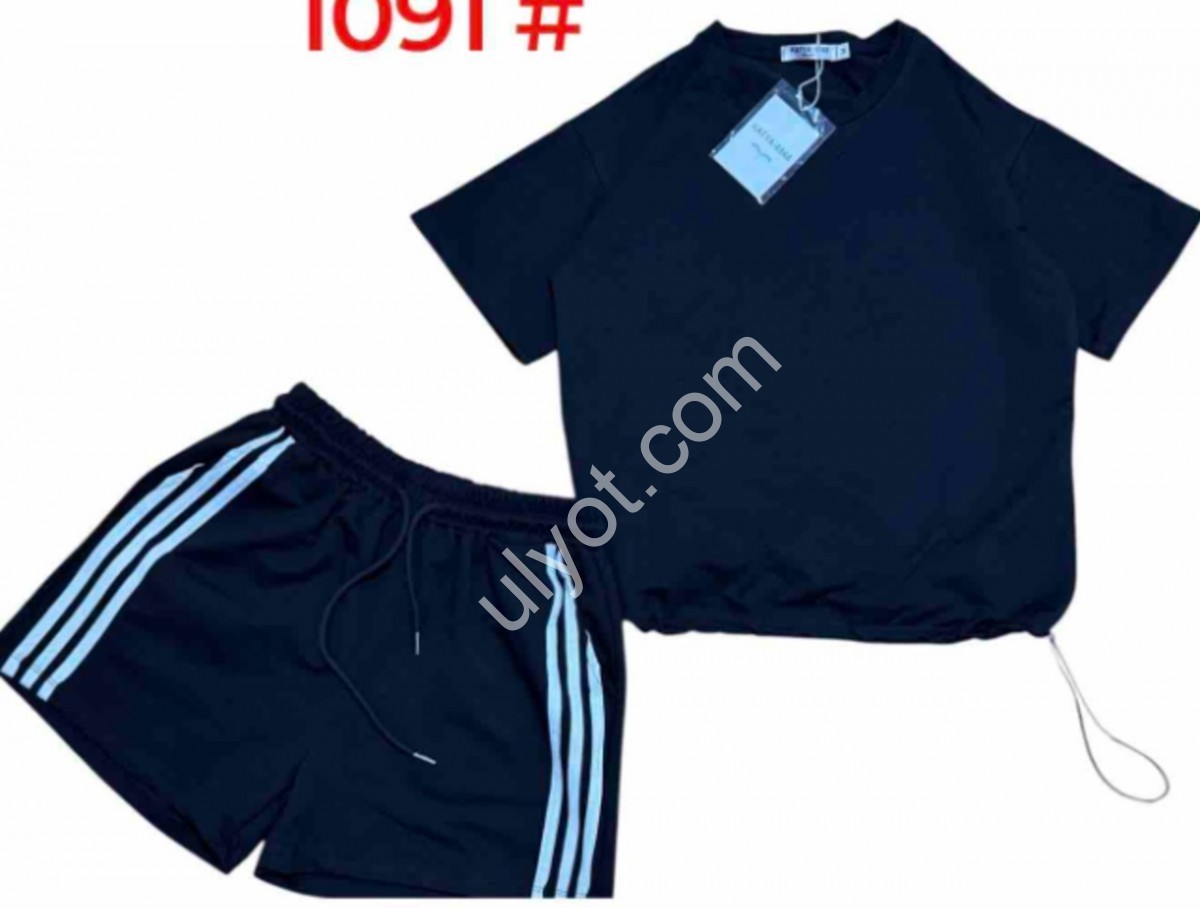 КОСТЮМ (M-XL) Т.СИНІЙ 1091