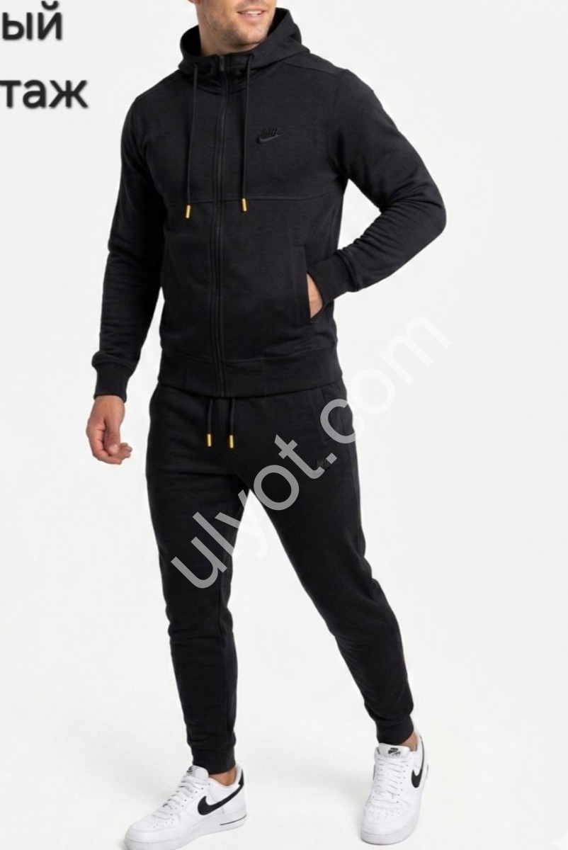 СПОРТ.КОСТЮМ N02 (48-58) МАНЖЕТ ЧОРНИЙ