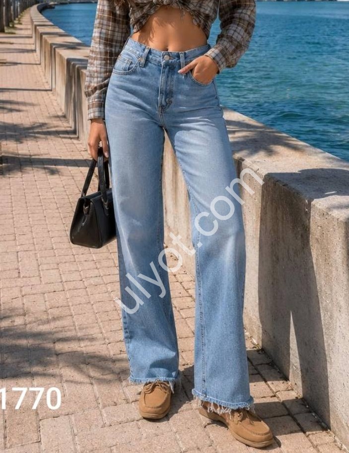 ДЖИНСЫ WOMAN DENIM (34-42) ГОЛУБОЙ 2003/1770