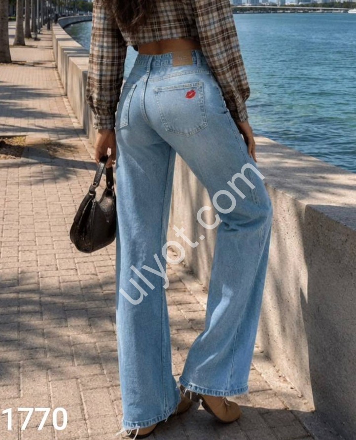 ДЖИНСЫ WOMAN DENIM (34-42) ГОЛУБОЙ 2003/1770