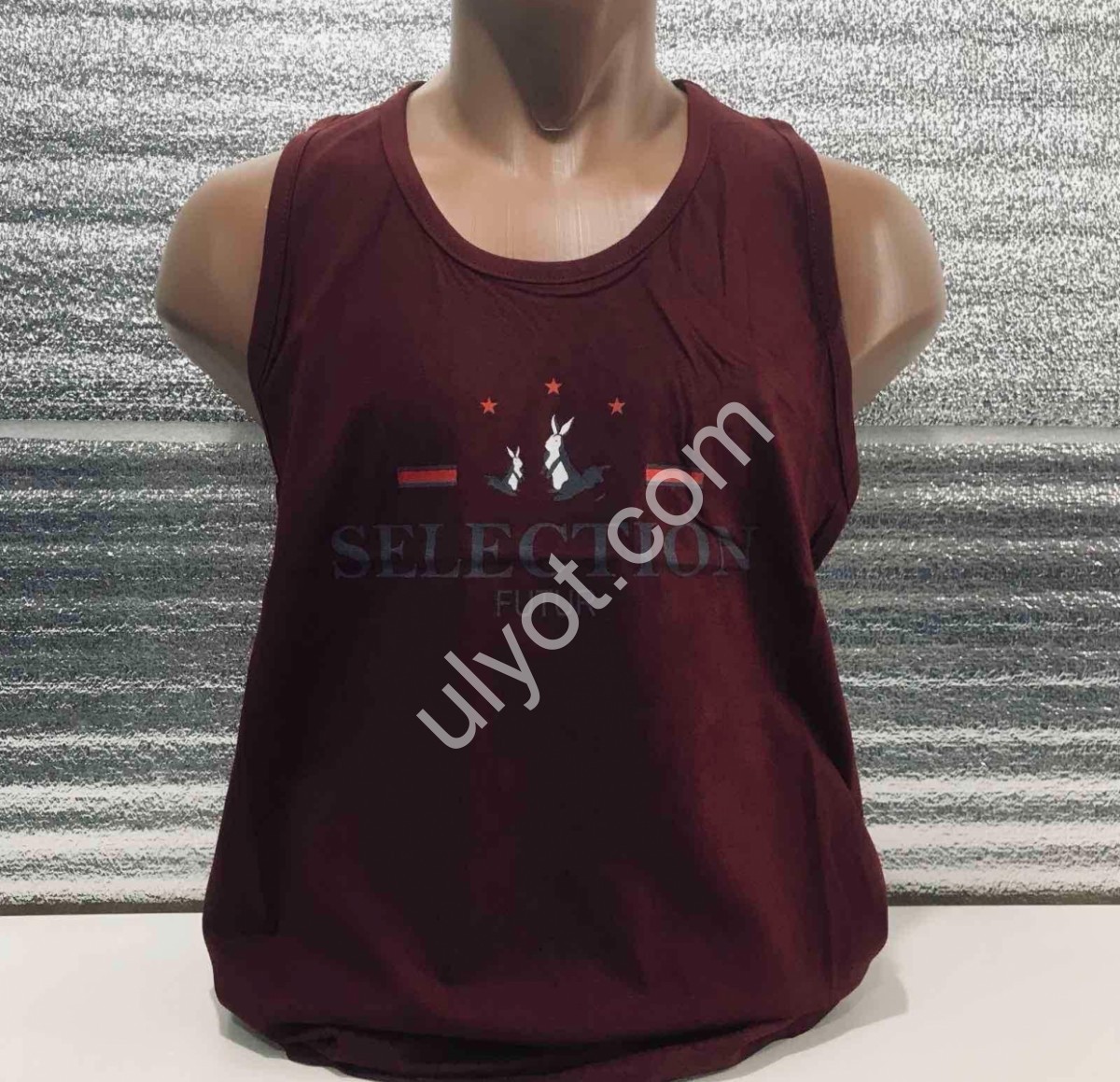 БОРЦОВКА SILVER RAIN (M-2XL) SELECTION БОРДО 