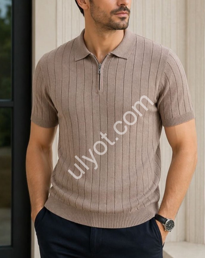 ФУТБОЛКА DEVANTI (M-2XL) СВ.БЕЖ 74704