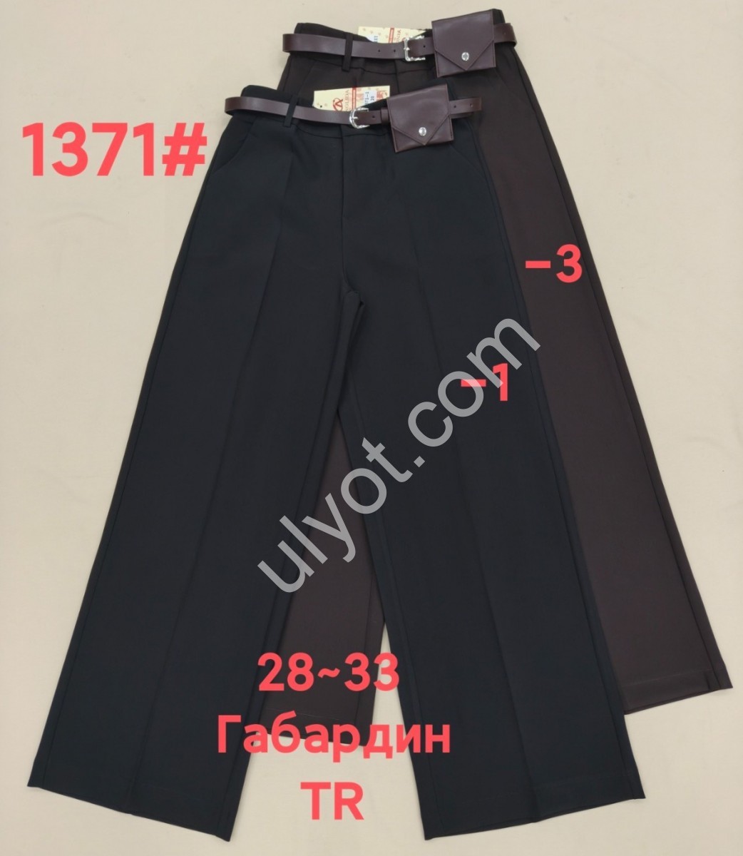 БРЮКИ (28-33) ЧЕРНЫЙ 1371-1