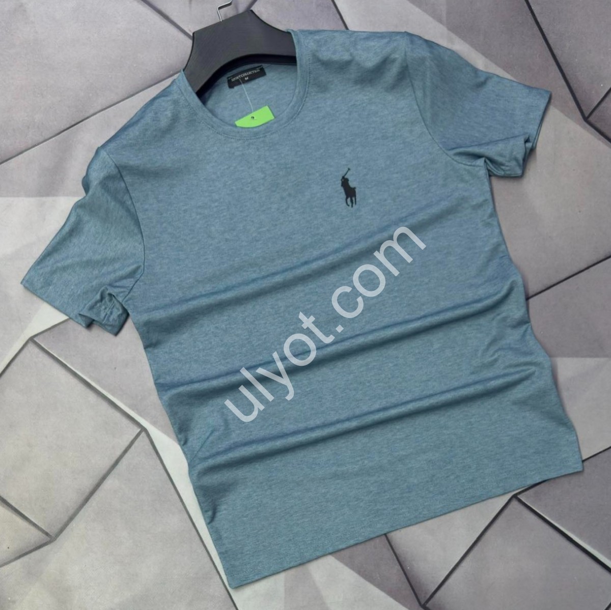 ФУТБОЛКА P05 (S-2XL) СЕРО-ЗЕЛЕНЫЙ 