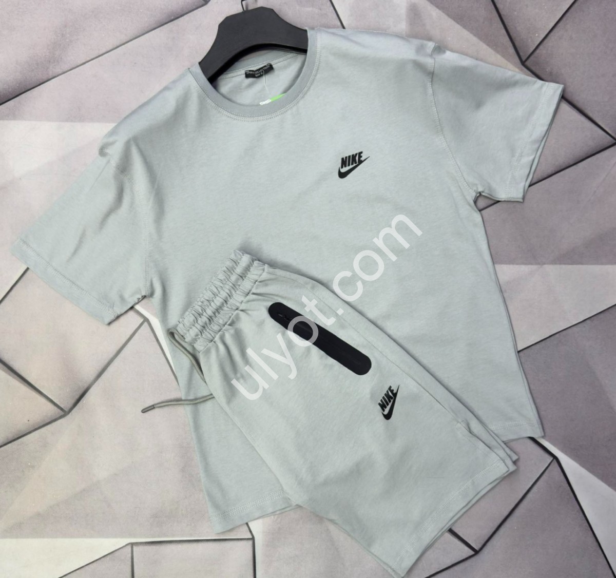 КОСТЮМ N02 (S-2XL) СВ.СЕРЫЙ 