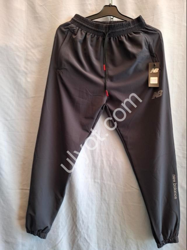 СПОРТ.ШТАНИ NB02 (48-56) МАНЖЕТ Т.СІРИЙ