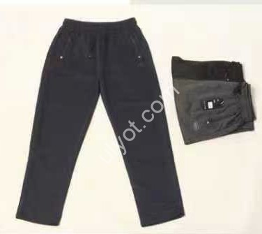 ШТАНИ (3XL-7XL) ПРЯМИЙ Т.СІРИЙ 2861
